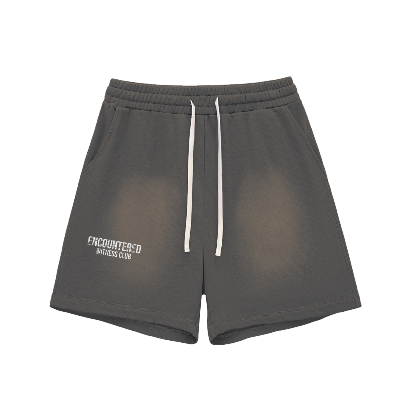 Witness Club Cotton Shorts – Dark Gray