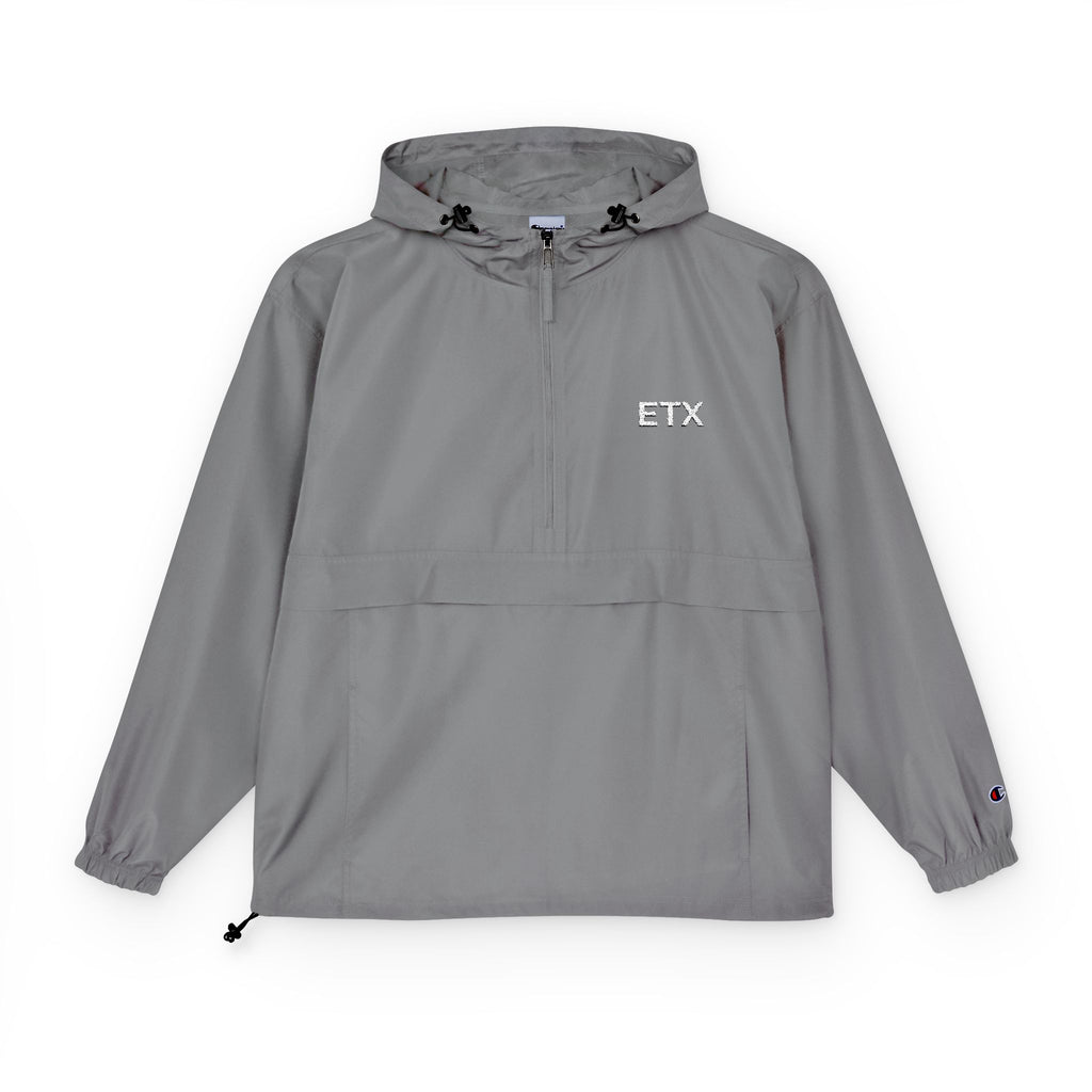 Grey ETX Packable Windbreaker Jacket