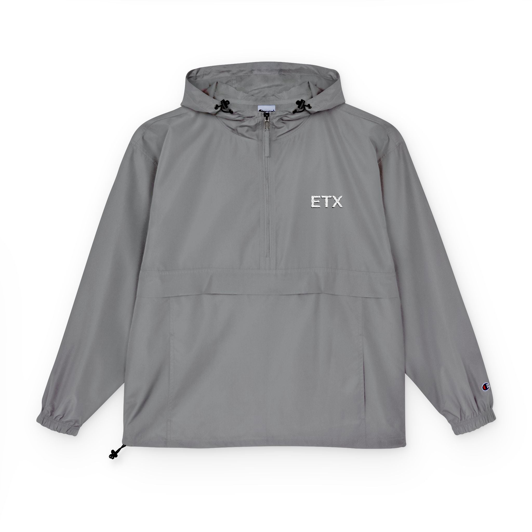 Grey ETX Packable Windbreaker Jacket