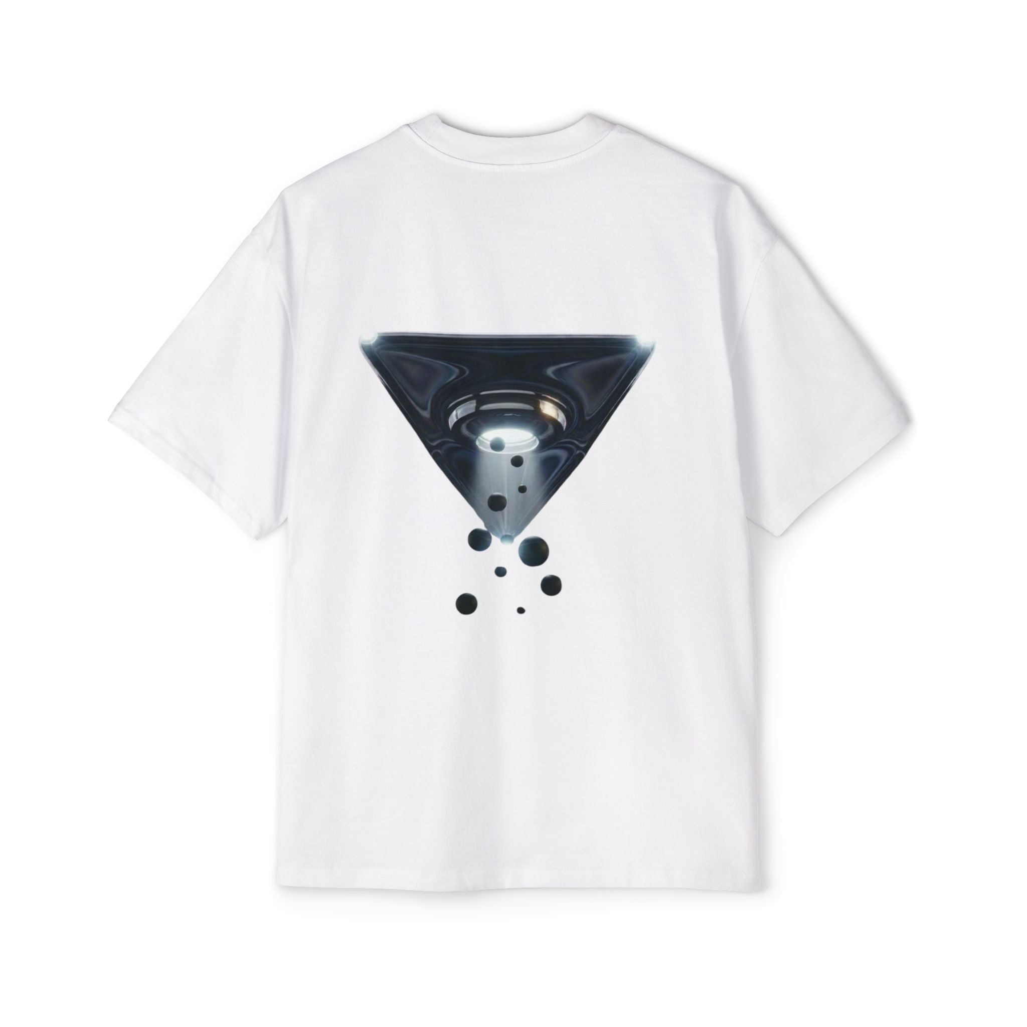 White Oversized UFO Witness Tee