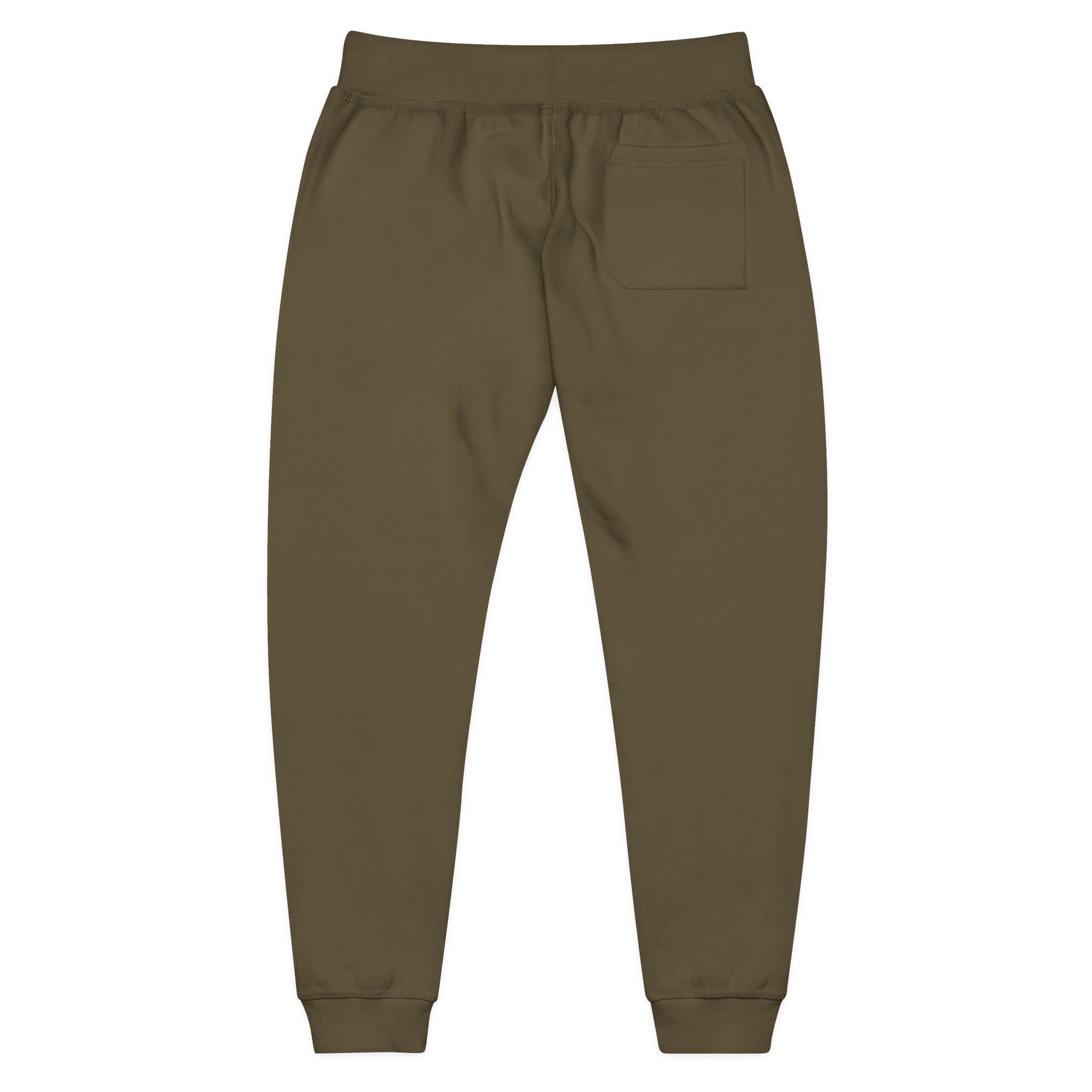 Olive Embroidered UFO Logo Sweatpants