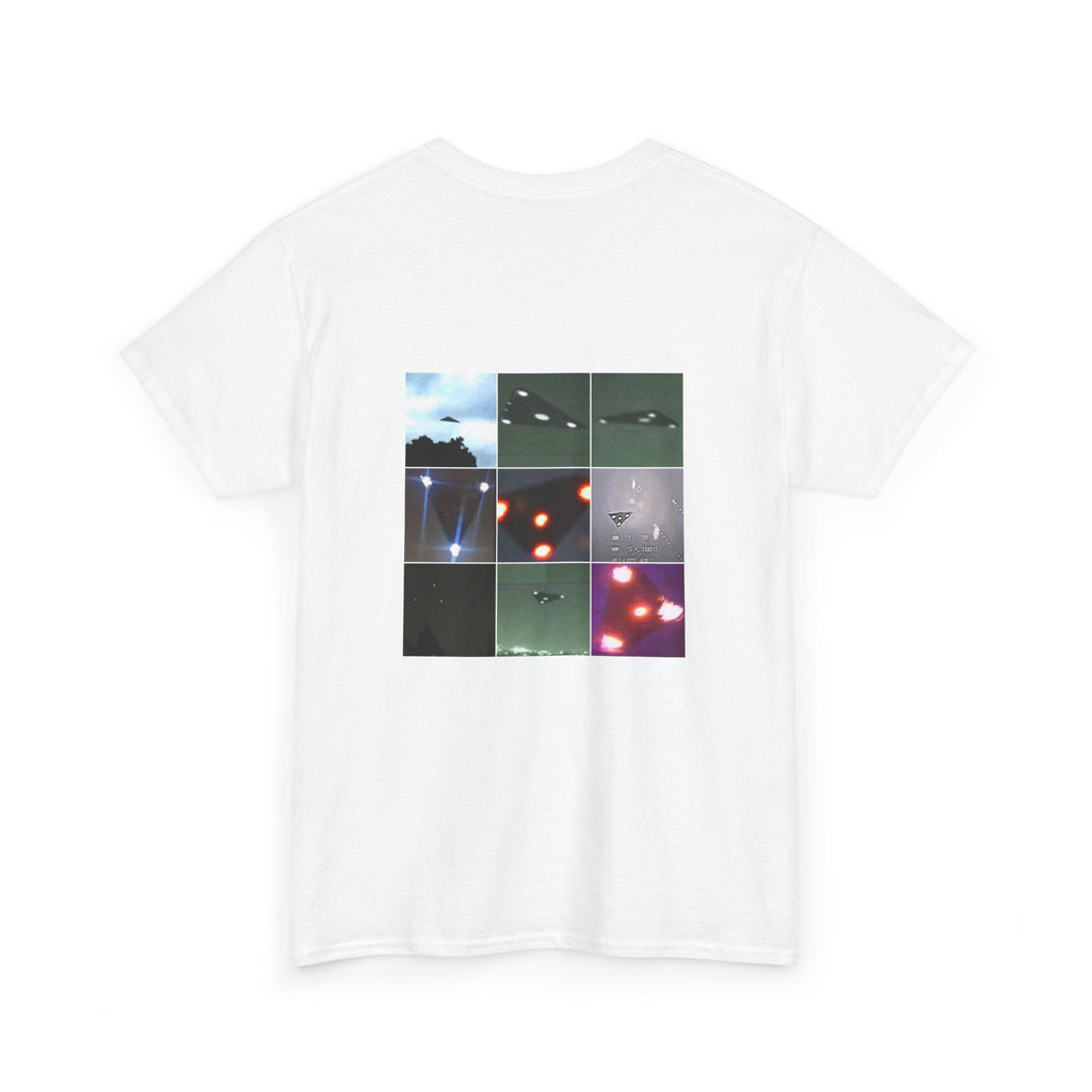 Graphic Tee — Vintage UFO Photo Collage T-Shirt