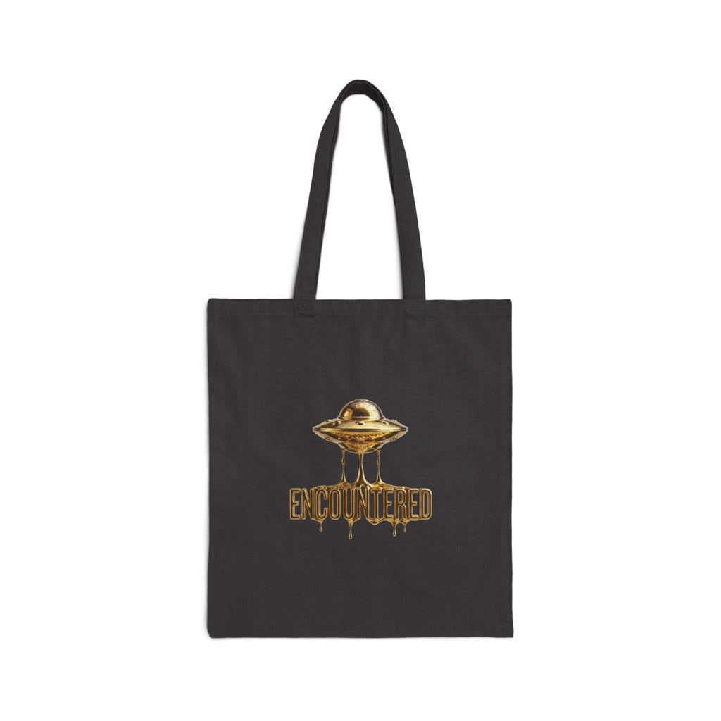 Gold UFO 'Encountered' Tote Bag