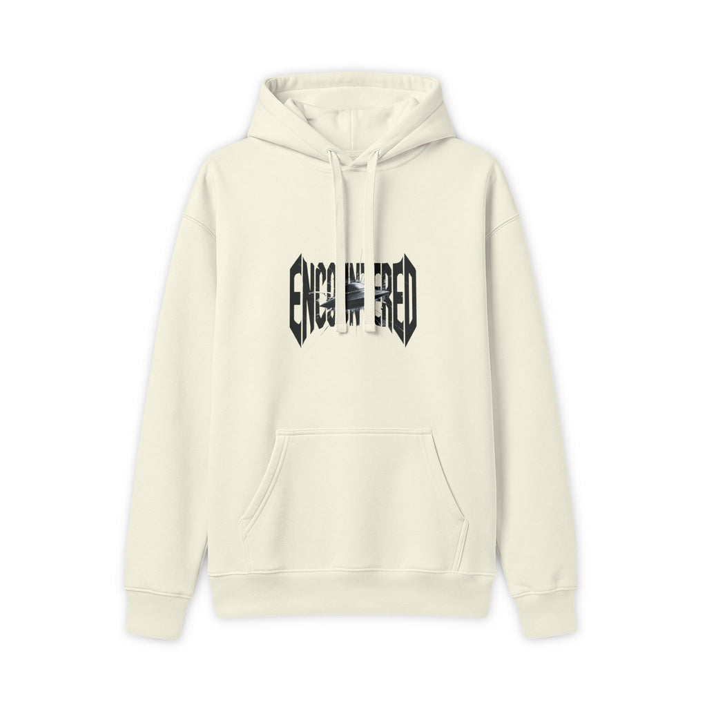 Off White "Encountered" UFO Hoodie – Bold Script Graphic Pullover | UFO Streetwear