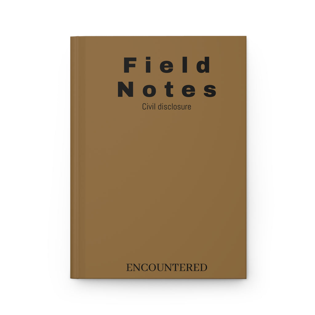 'Field Notes: Civil Disclosure' Matte Brown Notebook