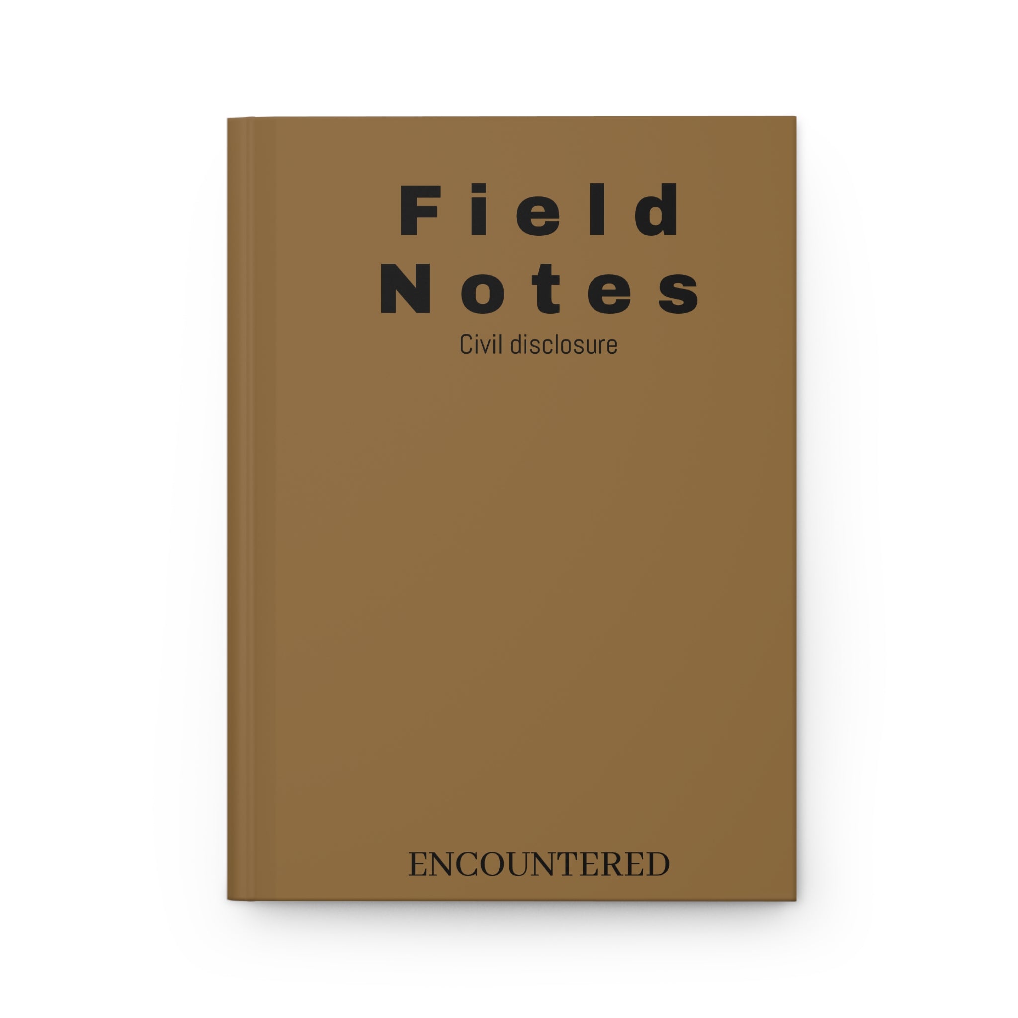 'Field Notes: Civil Disclosure' Matte Brown Notebook