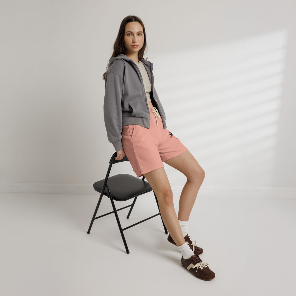 Peachy Encountered UFO Logo Fleece Sweat Shorts