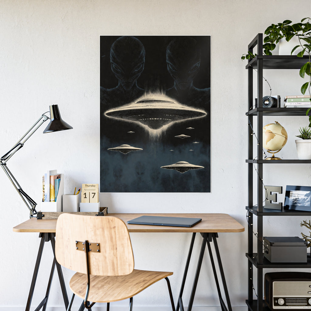 Alien & UFO Watchers Poster