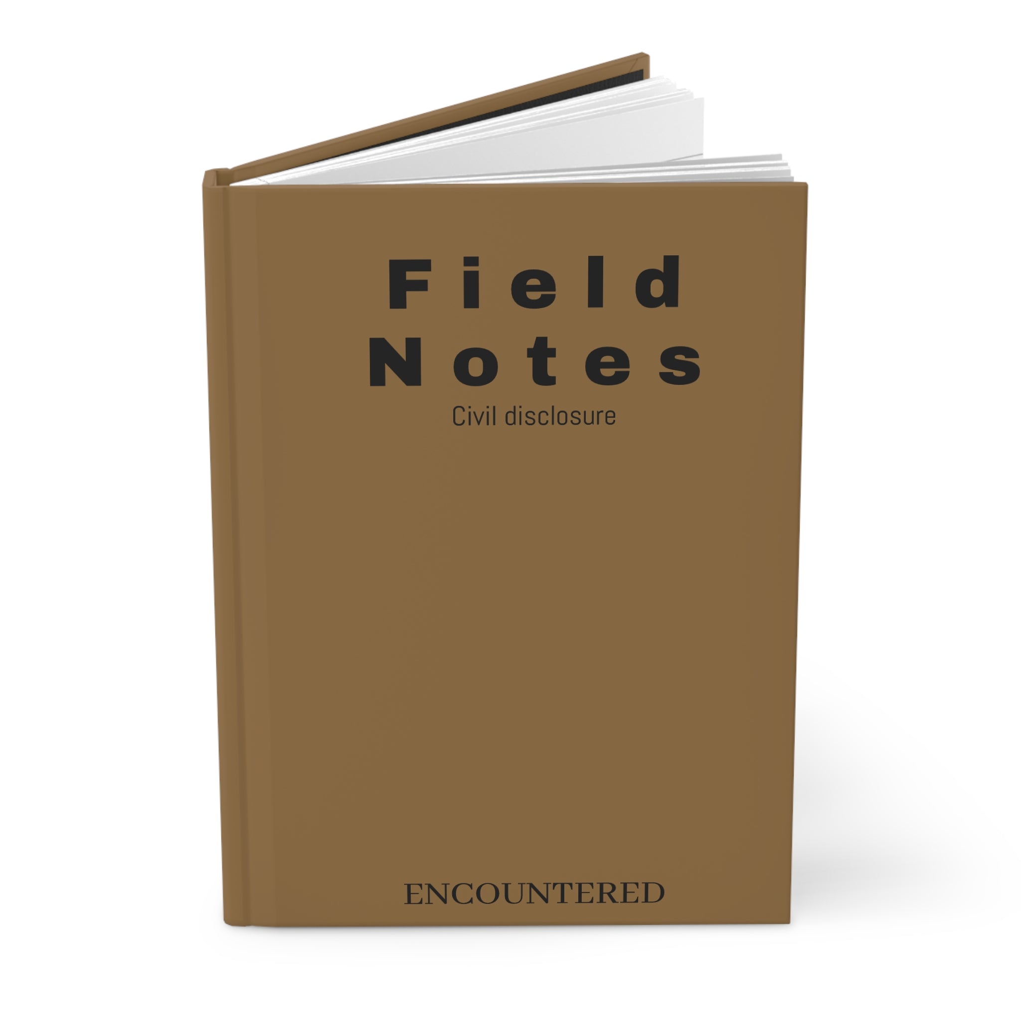 'Field Notes: Civil Disclosure' Matte Brown Notebook