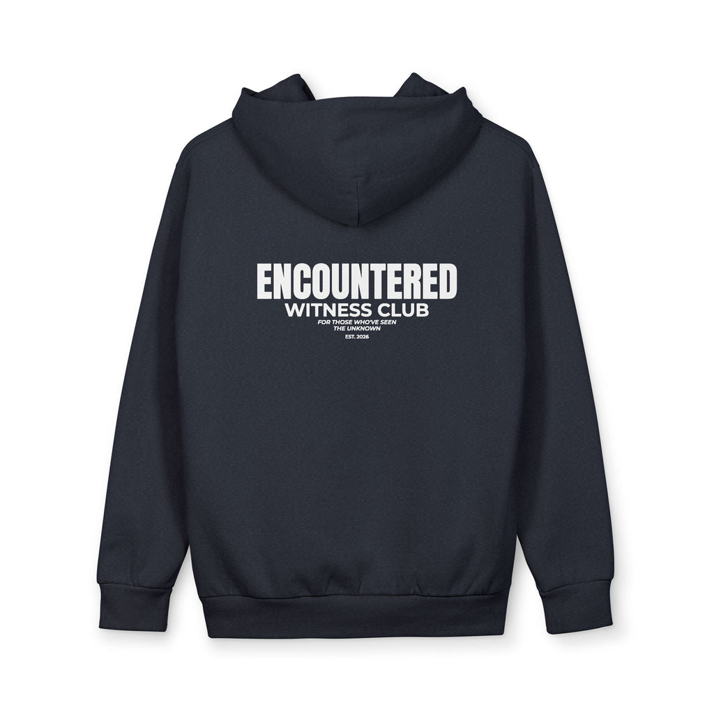 Navy Encountered Witness Club Hoodie