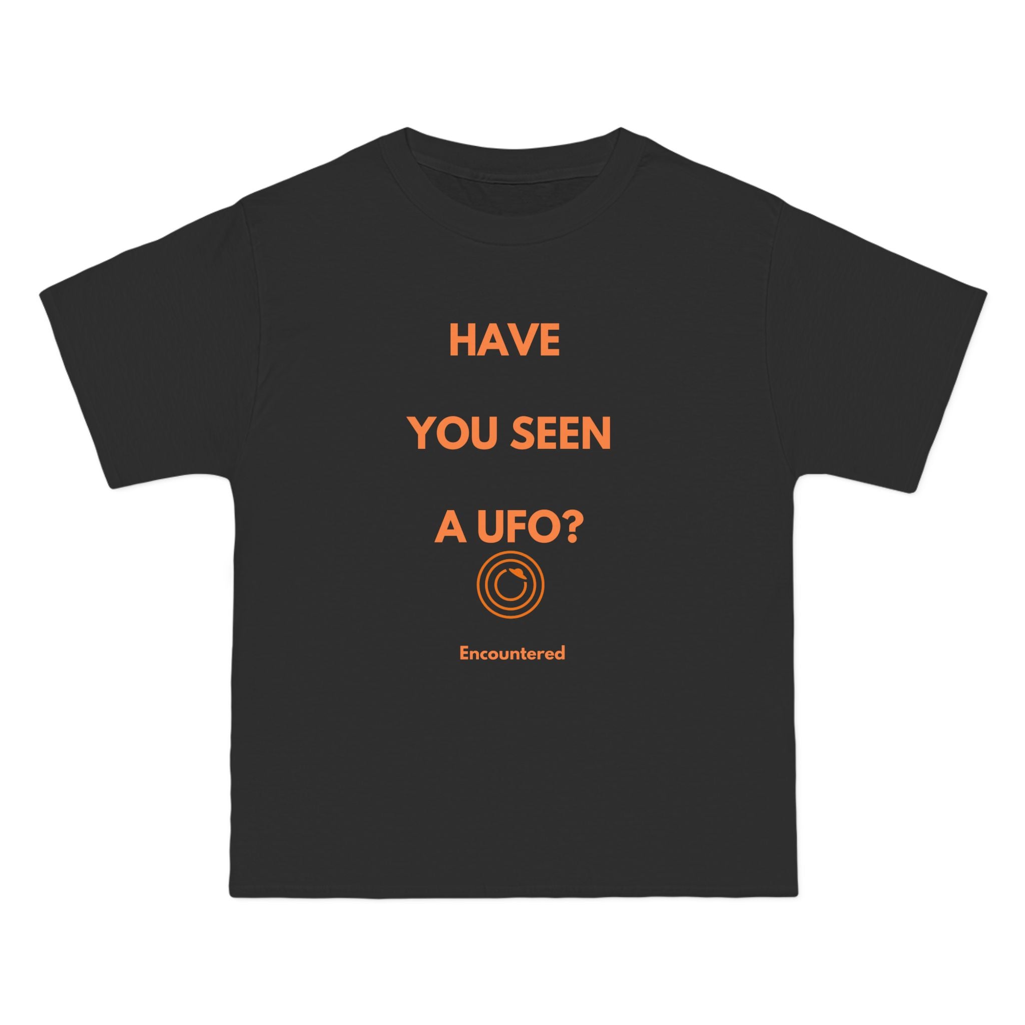 "Encountered" Have You Seen A UFO? Black T-Shirt
