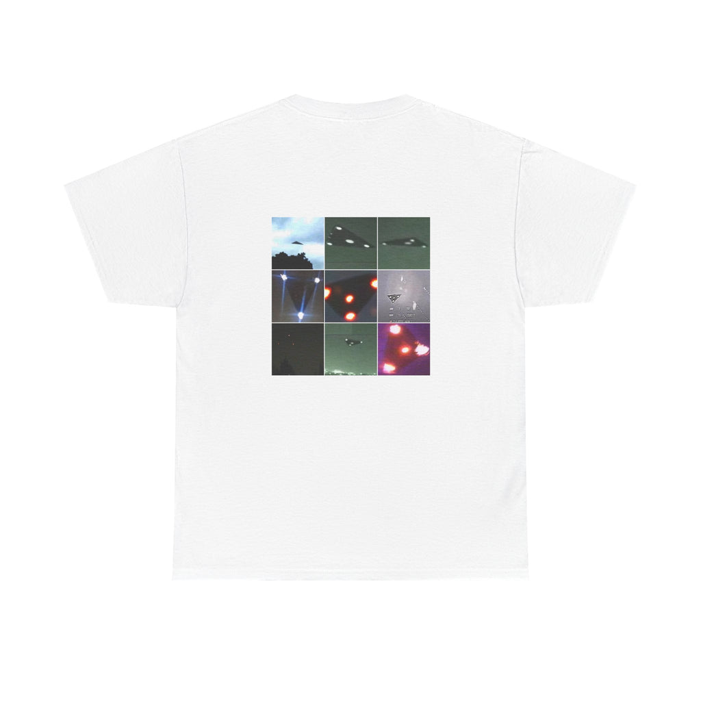 Graphic Tee — Vintage UFO Photo Collage T-Shirt
