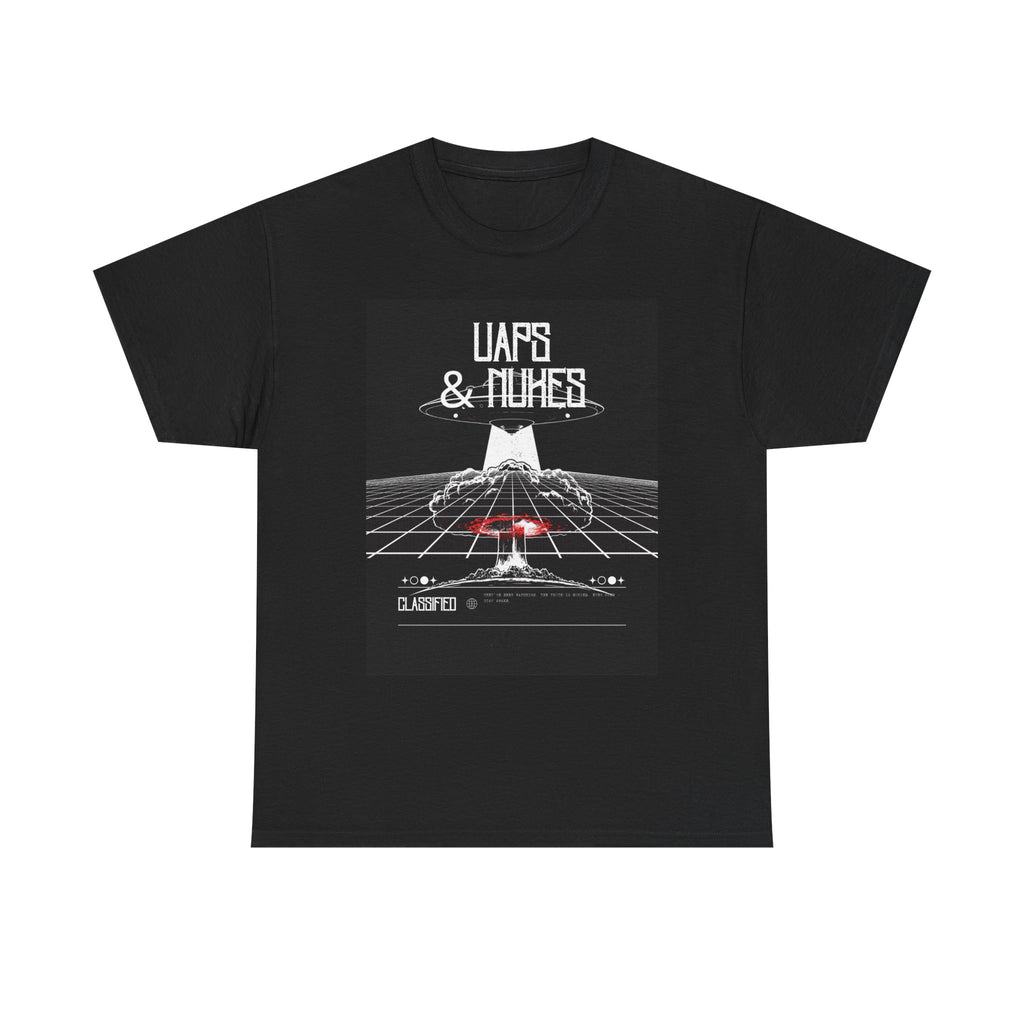 Black UAPS & Nukes Graphic Tee