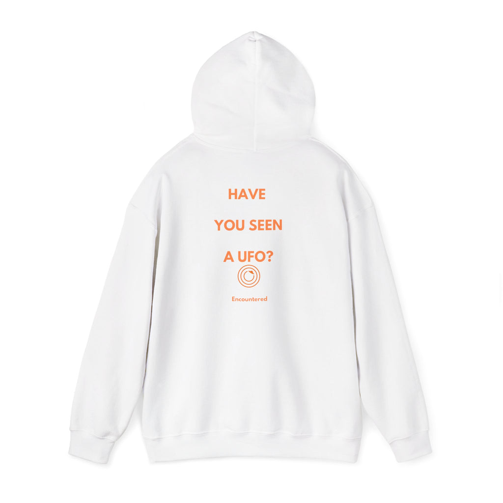 White Have You Seen a UFO? Hoodie