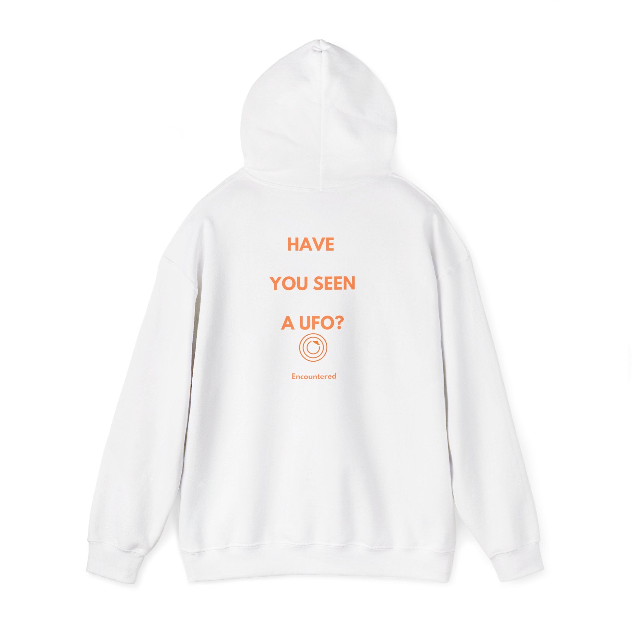 White Have You Seen a UFO? Hoodie