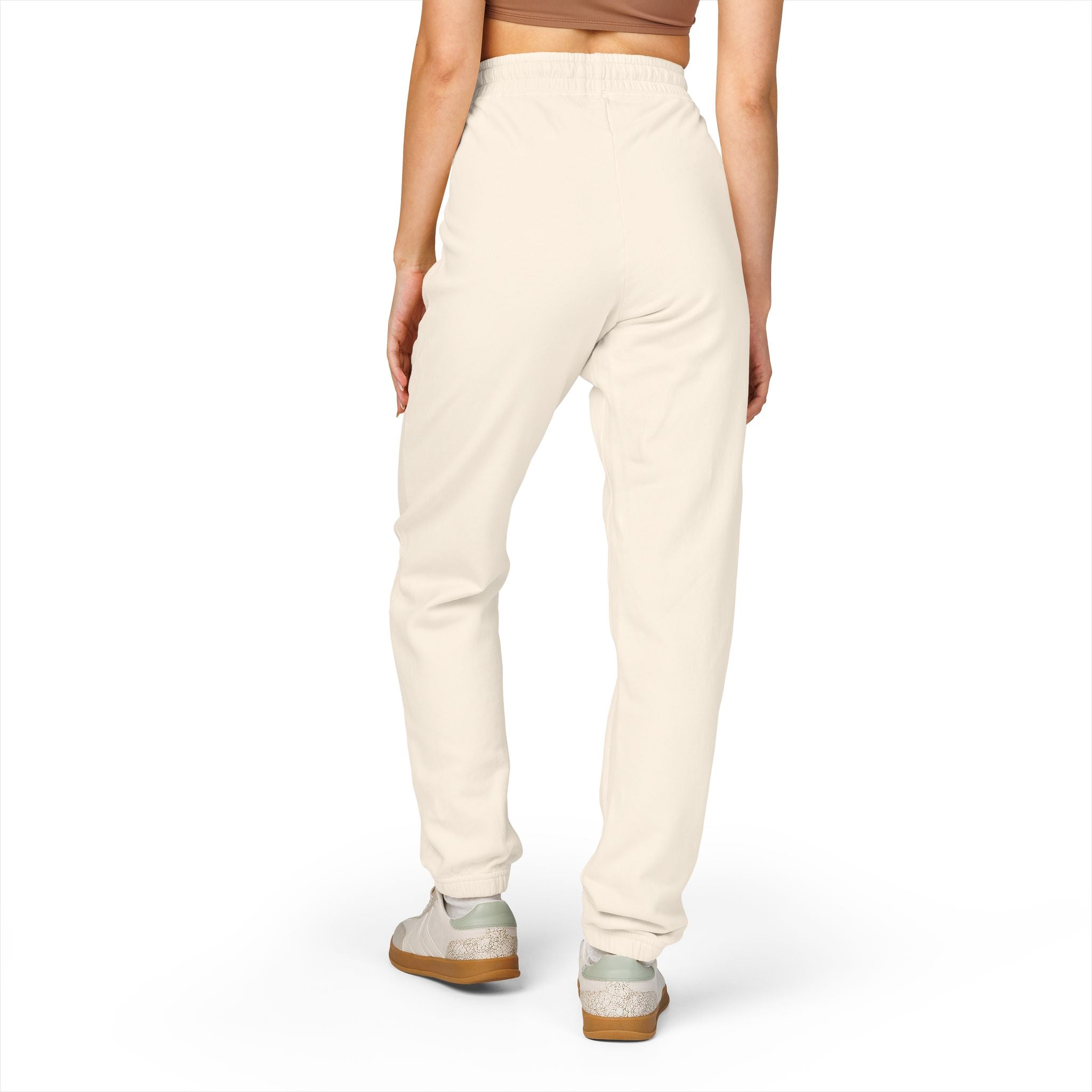 Cream Encountered UFO Logo Fleece Sweatpants