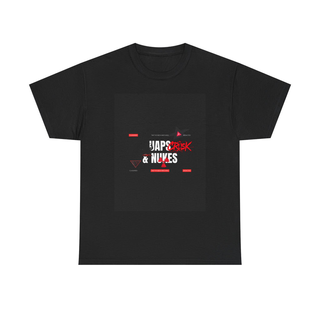 Black UAP & NUKES T-shirt