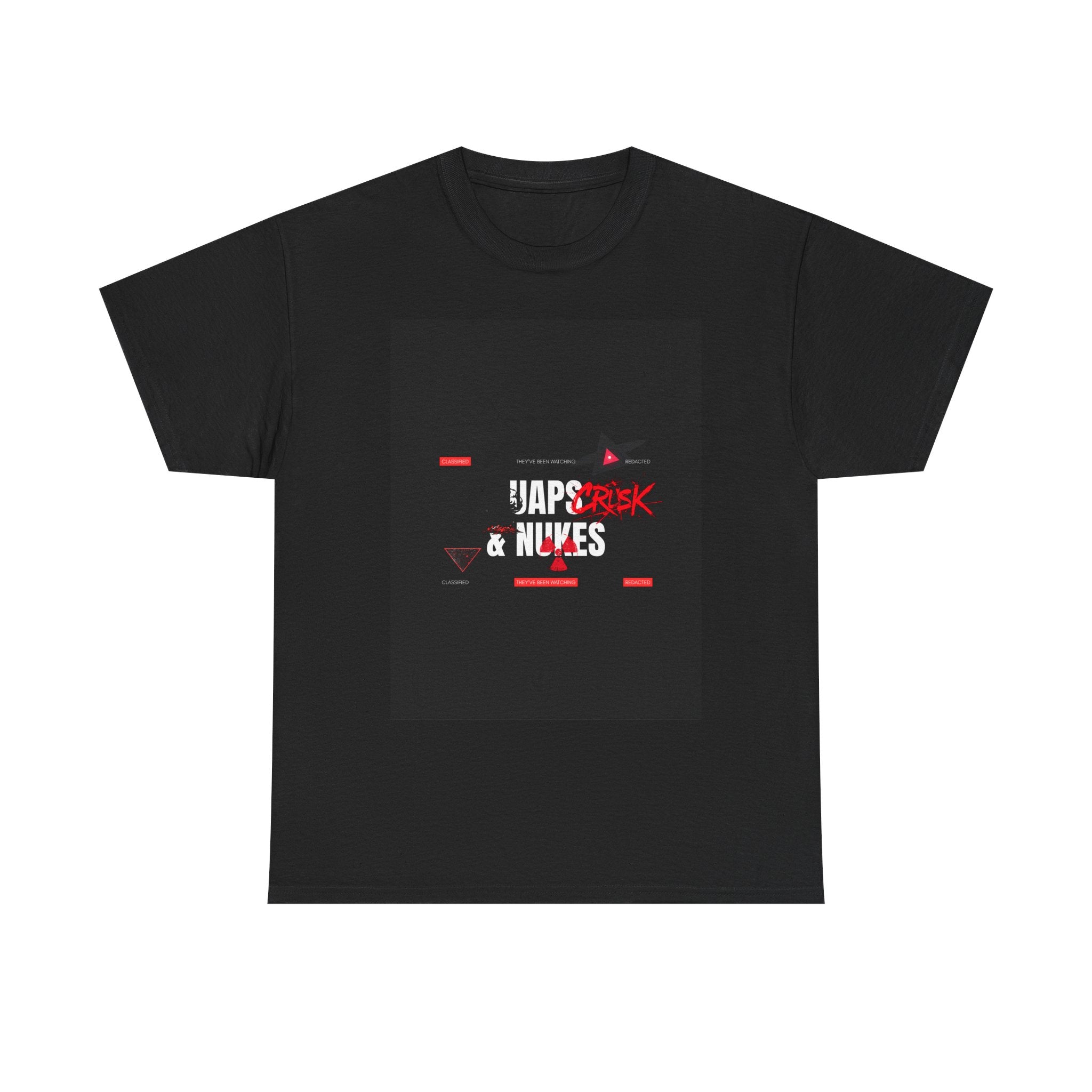 Black UAP & NUKES T-shirt