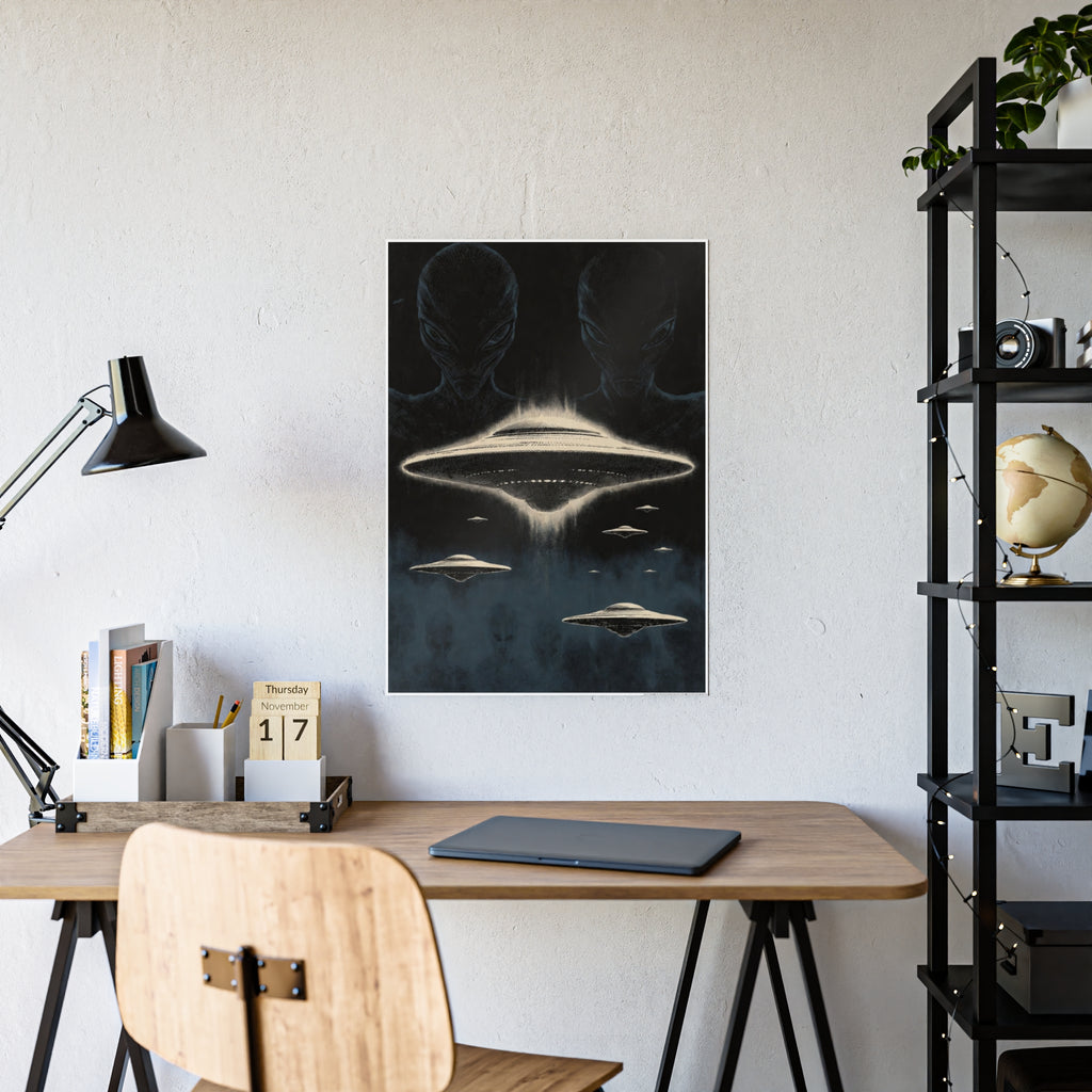 Alien & UFO Watchers Poster