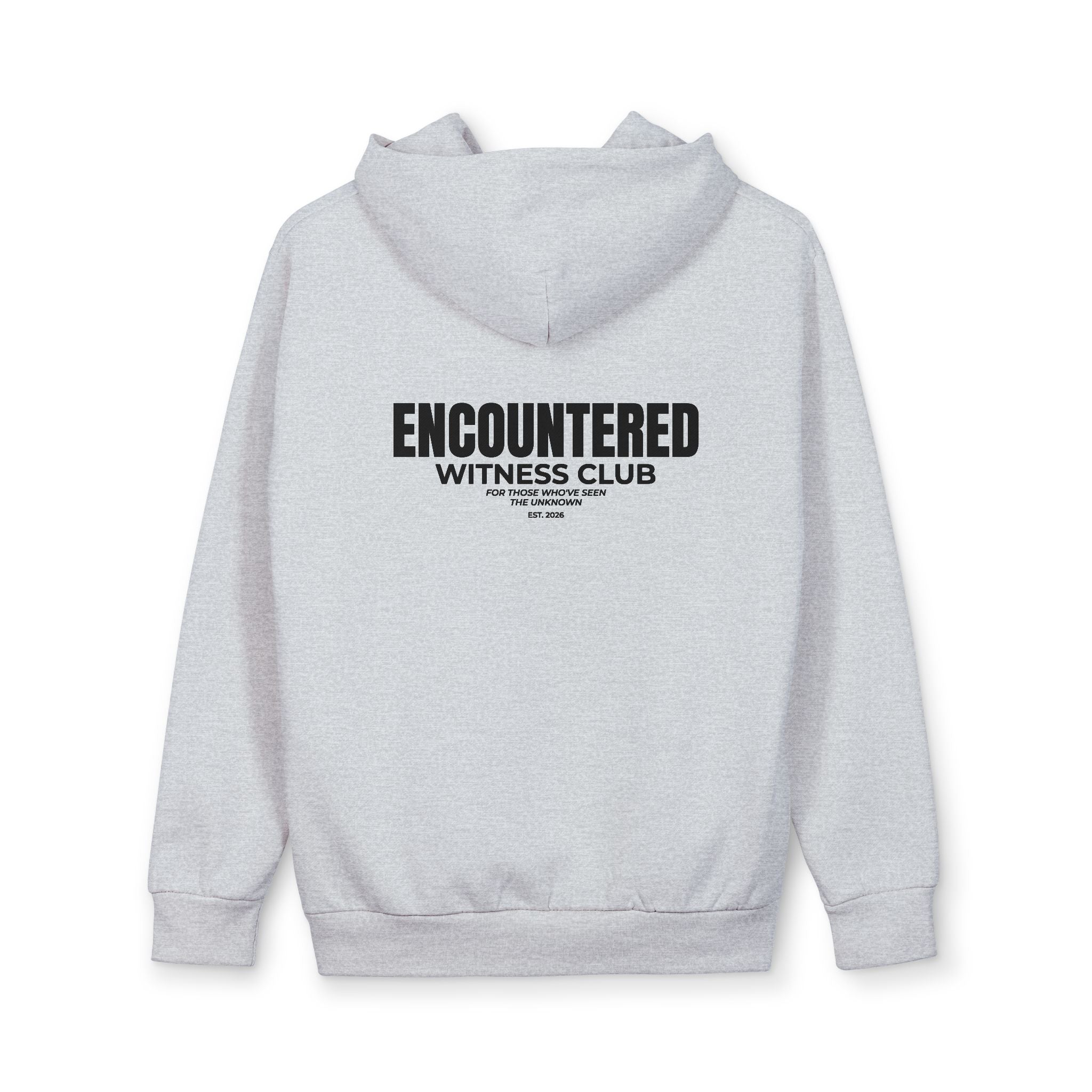 Grey Encountered Witness Club Hoodie