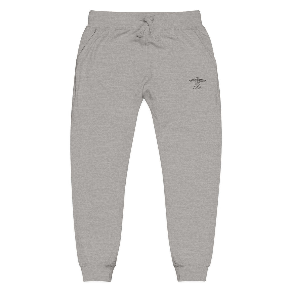Grey Embroidered UFO Logo Sweatpants