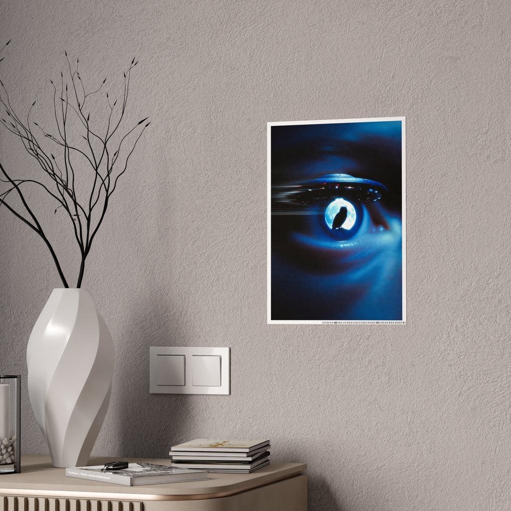 Sci‑Fi Eye UFO Poster