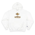 White Encountered Gold UFO Hoodie – Premium Gold Dripping UFO Graphic | Alien Apparel