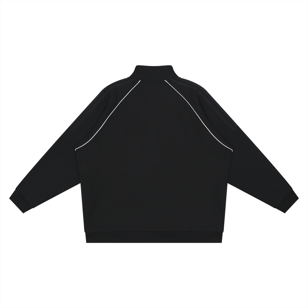 ETX Reflection Striped Raglan Sleeve Jacket
