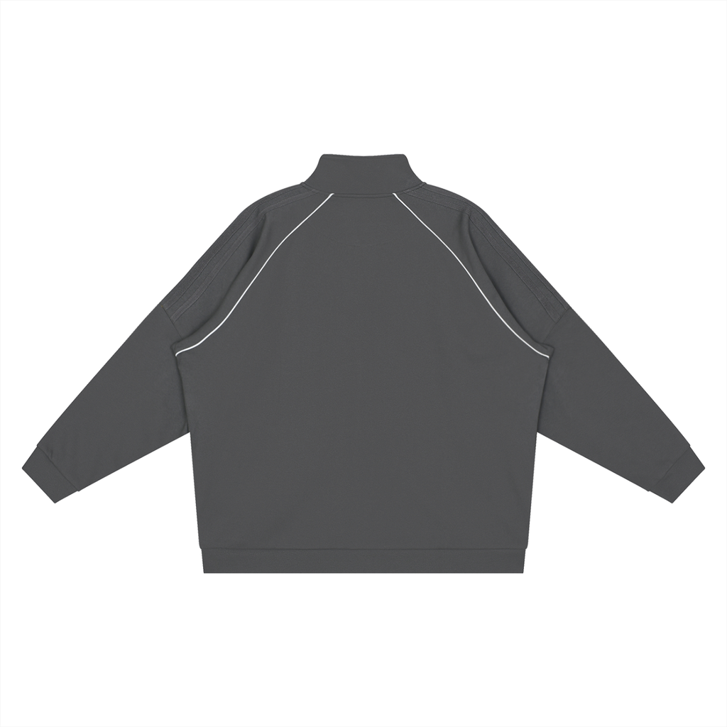 ETX Reflection Striped Raglan Sleeve Jacket
