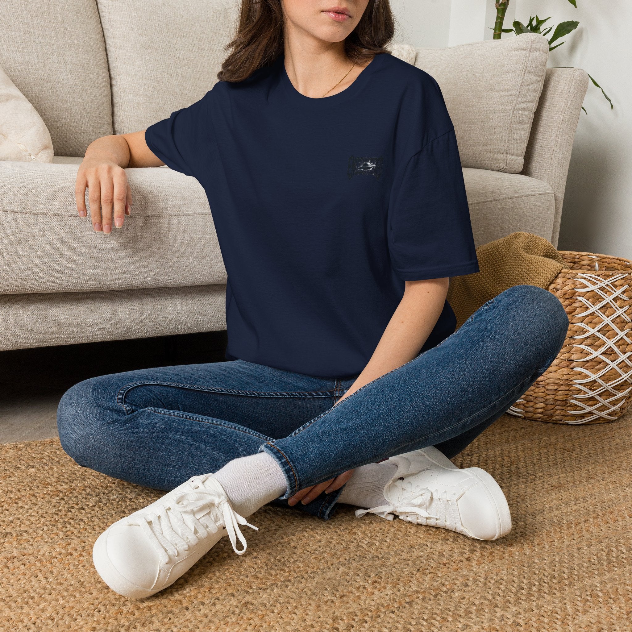 Navy Encountered Logo T-Shirt