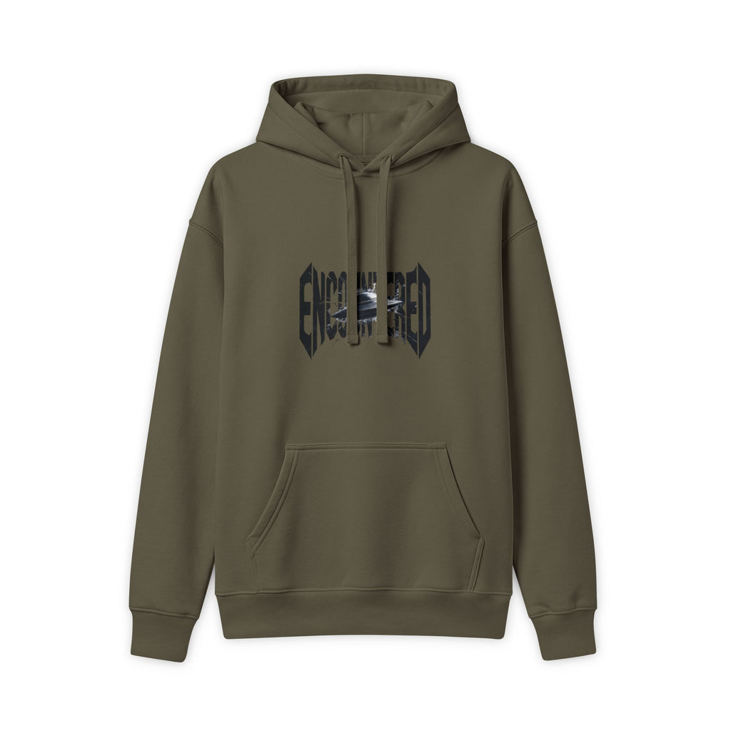 Olive "Encountered" UFO Hoodie