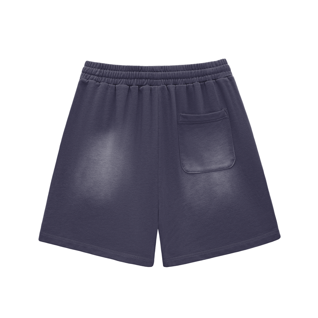 Witness Club Cotton Shorts – Navy Blue