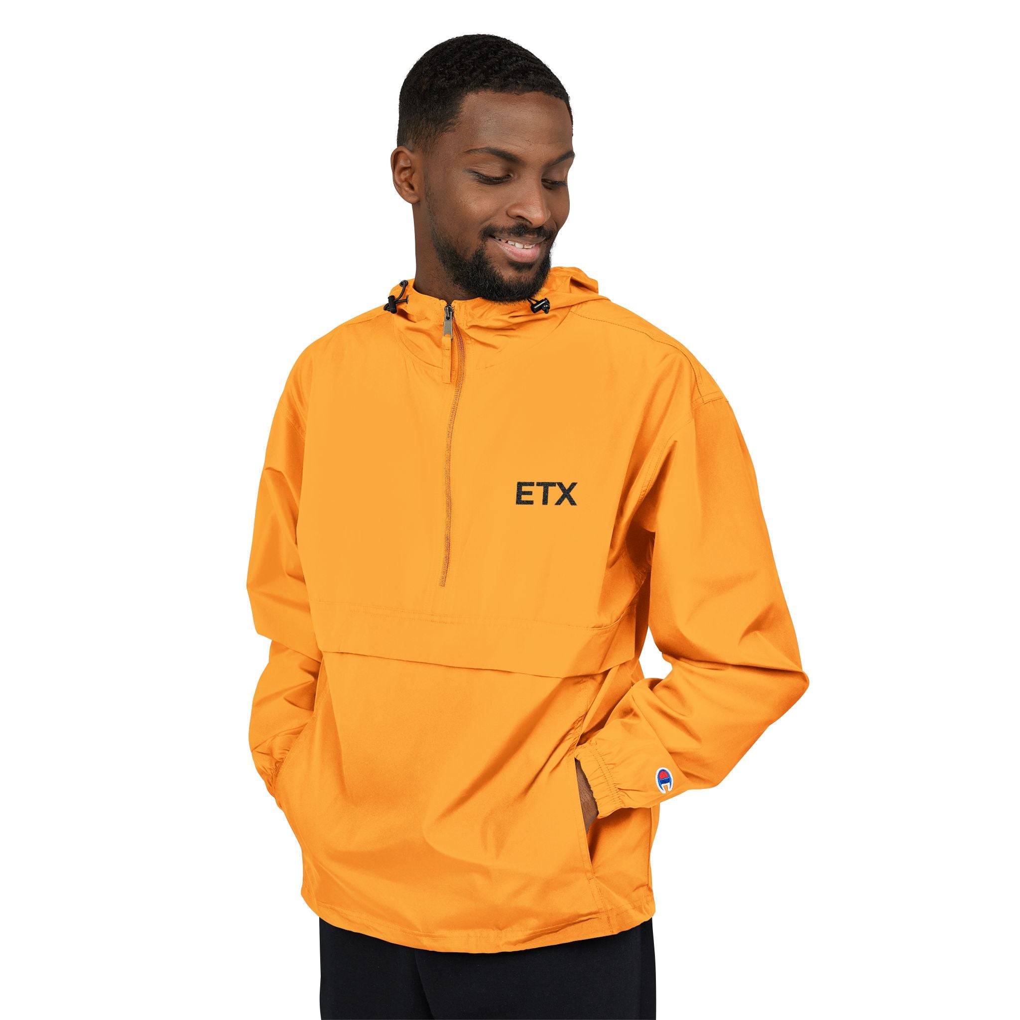 Gold ETX Packable Windbreaker Jacket