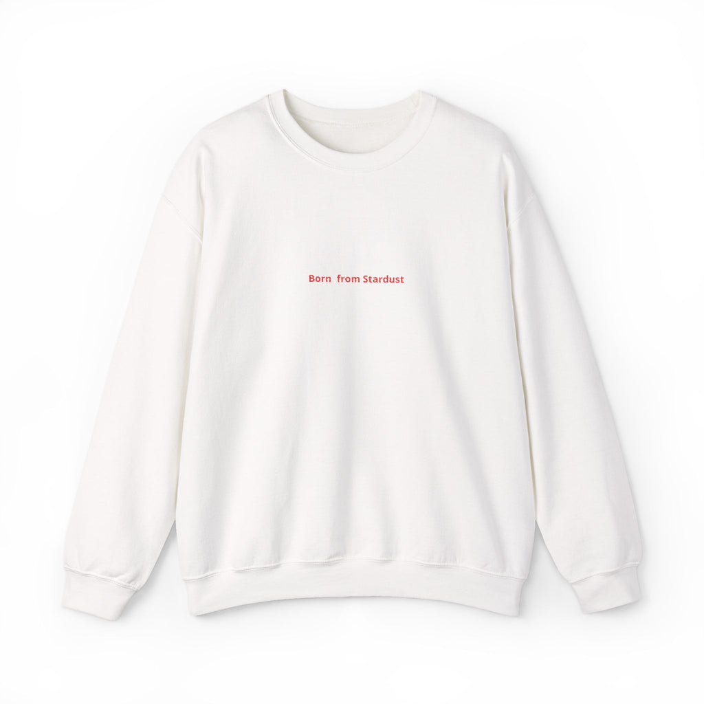 'Born From Stardust' Text Crewneck Sweatshirt