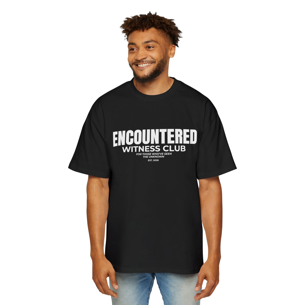 Black Encountered Witness Club Oversized Tee