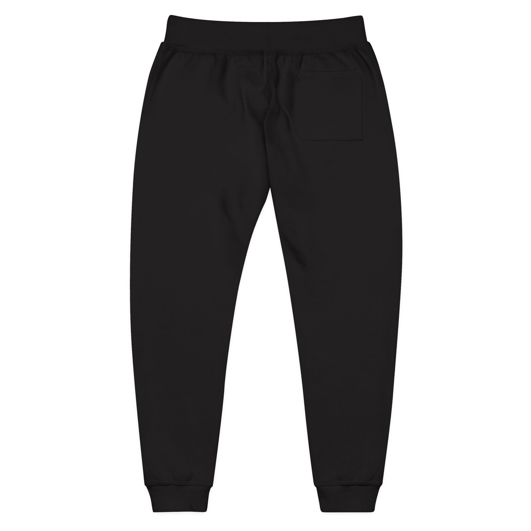 Black Embroidered UFO Logo Sweatpants