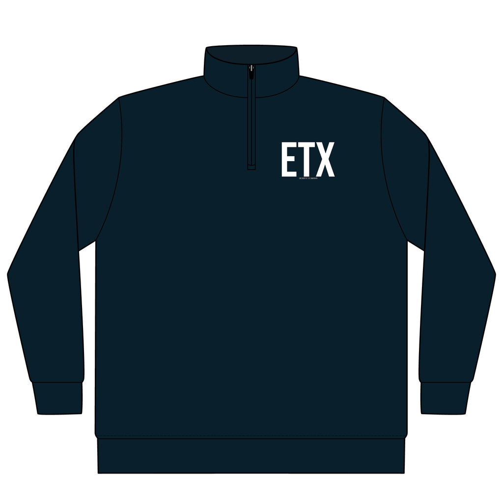 Navy ETX Quarter-Zip Pullover