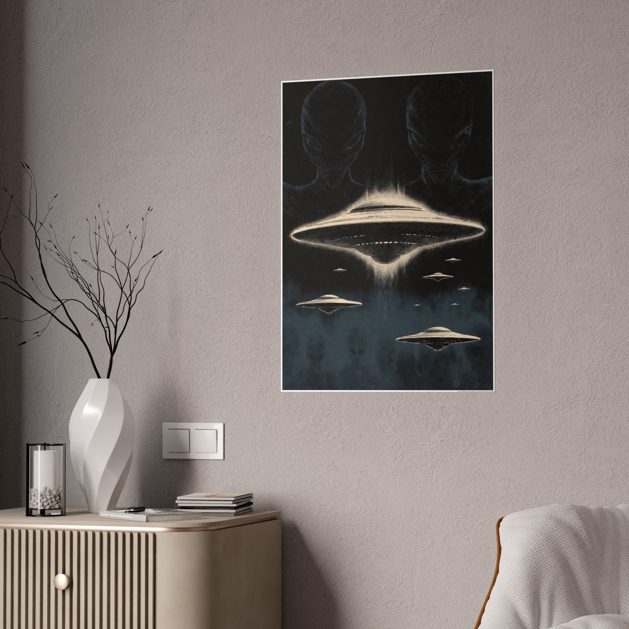 Alien & UFO Watchers Poster
