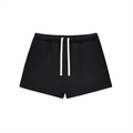 Essential Women's Fleece Drawstring Sweatshorts – Black