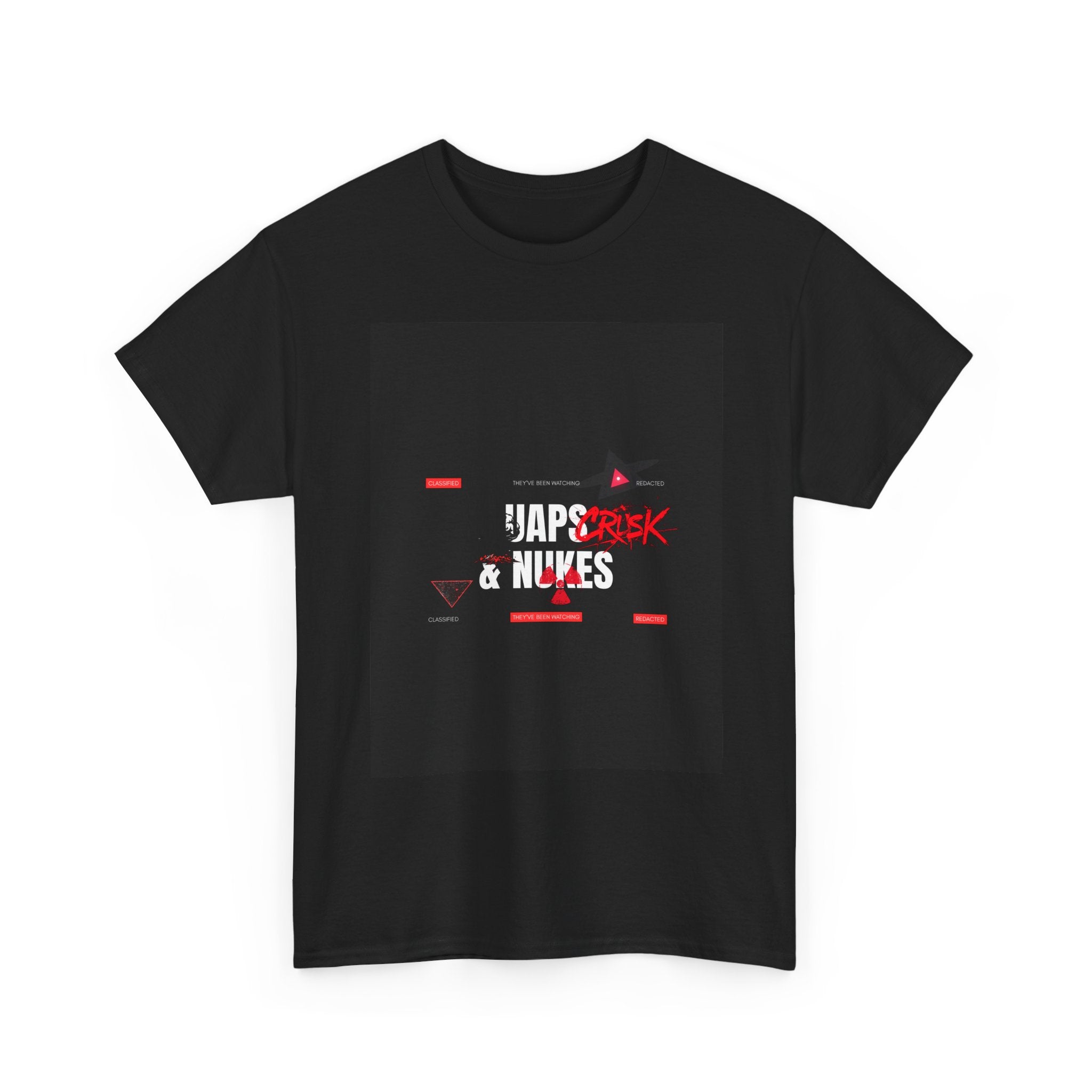 Black UAP & NUKES T-shirt