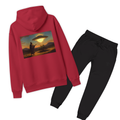 Burning Bush Encounter Set – Moses UFO Hoodie + Black Sweatpants