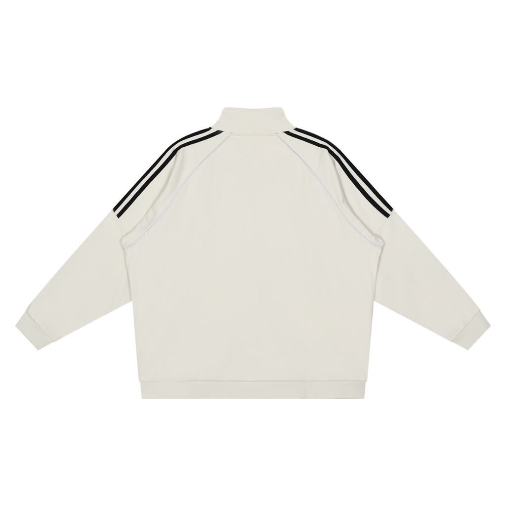 ETX Reflection Striped Raglan Sleeve Jacket