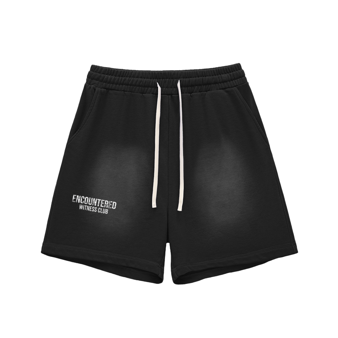 Witness Club Cotton Shorts – Black