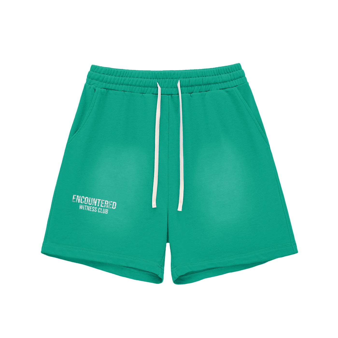 Witness Club Cotton Shorts – Green