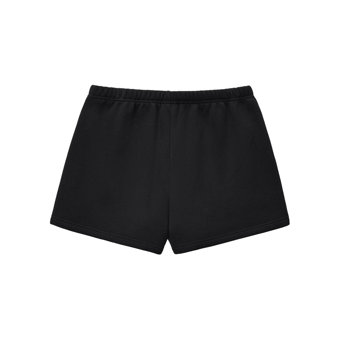 Essential Women's Fleece Drawstring Sweatshorts – Black
